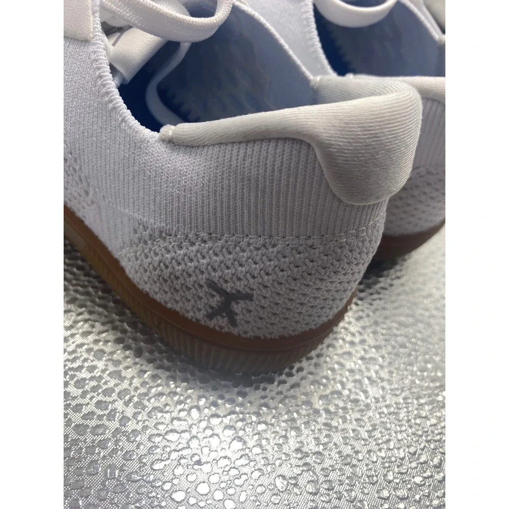 Flux Footwear Adapt Barefoot Training Shoes White Gum Sole Mens 6 Womens 7